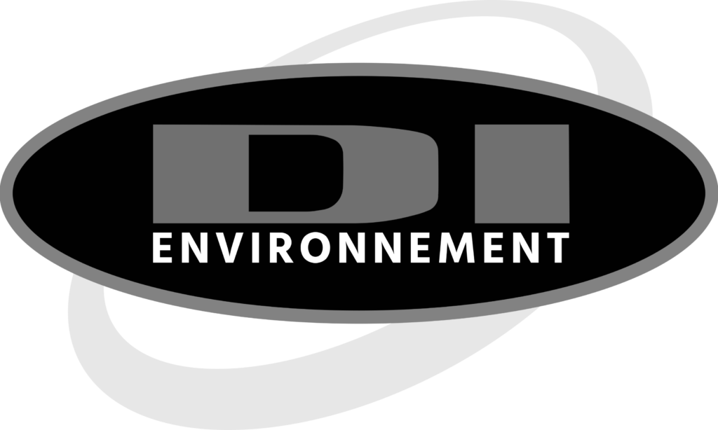 Logo DI Environnement noir et blanc